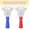 ArtCreativity Light Up Butterfly Magic Wand, 9.5 Inch LED Spin Toy for Kids with Batteries Included, Great Gift Idea for Boys and Girls, Fun Party Favor, Carnival Prize – Colors May Vary