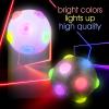 ArtCreativity Light Up Disco Balls, Set of 2, Rubber Balls for Kids with Flashing LEDs, Light Up on Impact, LED Toys for Boys and Girls, Stress Balls for Kids, Fun Birthday Party Favors