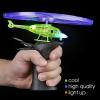 ArtCreativity Light Up Flying Helicopter Toys for Kids – Set of 2 with LED Lights, Handheld Launcher, Soars Over 8 Feet – Outdoor Indoor Party Favors, Birthday Gifts for Boys & Girls Ages 3+