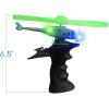 ArtCreativity Light Up Flying Helicopter Toys for Kids – Set of 2 with LED Lights, Handheld Launcher, Soars Over 8 Feet – Outdoor Indoor Party Favors, Birthday Gifts for Boys & Girls Ages 3+