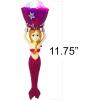 ArtCreativity Light Up Mermaid Wand with Sounds, 11.75 Inch Toy Wand with Spinning LEDs and Sound Effects, Batteries Included, Great Mermaid Gift Idea for Boys and Girls, Fun Birthday Party Favor