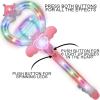ArtCreativity Light Up Queen Wand, Light Up Toys for Toddlers, 14.25 Inch Light Up Wand Toy with Spinning Ball, Princess Light Up Wands for Kids, Spinning Light Toy, Batteries Included, Autism Toys,