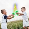 ArtCreativity Light Up Shark Sword for Kids – Set of 2, 15 Inch Dress-Up Toy Sword with Flashing LED Lights – Best Birthday Gift for Boys and Girls Ages 3, 4, 5, 6, 7, 8 (Green)