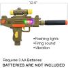 ArtCreativity Light Up Toy Machine Gun with Folding Bayonet and LED Uzi Style Play Gun with Lights & Sound, Pretend Play Military Guns, Great Birthday Gift for Kids