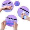 ArtCreativity Stretchy Galaxy Stress Balls, Set of 4, Stress Relief Fidget Sensory Toys for Autistic Children, Anxiety, and ADHD, Outer Space Party Favors, Goodie Bag Fillers for Kids