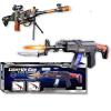 ArtCreativity Light Up Toy Gun with Folding Bayonet and Scope, Stand and Realistic Sound Effect, Pretend Play Military Gun, Halloween Prop Gun for Boys and Girls