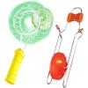 ArtCreativity Retro Gyro Wheel Toy with Rail Twirler – 8” Gyro Toy and 8.5” Magic Rail Twirler – Fun Spinning and Flashing Light Sensory Toy “ Great Gift for Boys and Girls