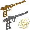 Gamie Rubber Launcher Toy Gun Shooting Game for Kids – Set of 2 – Total of 2 Launchers, and 8 Rubber Bands – Fun Party Activity and Birthday Party Favor for Boys and Girls