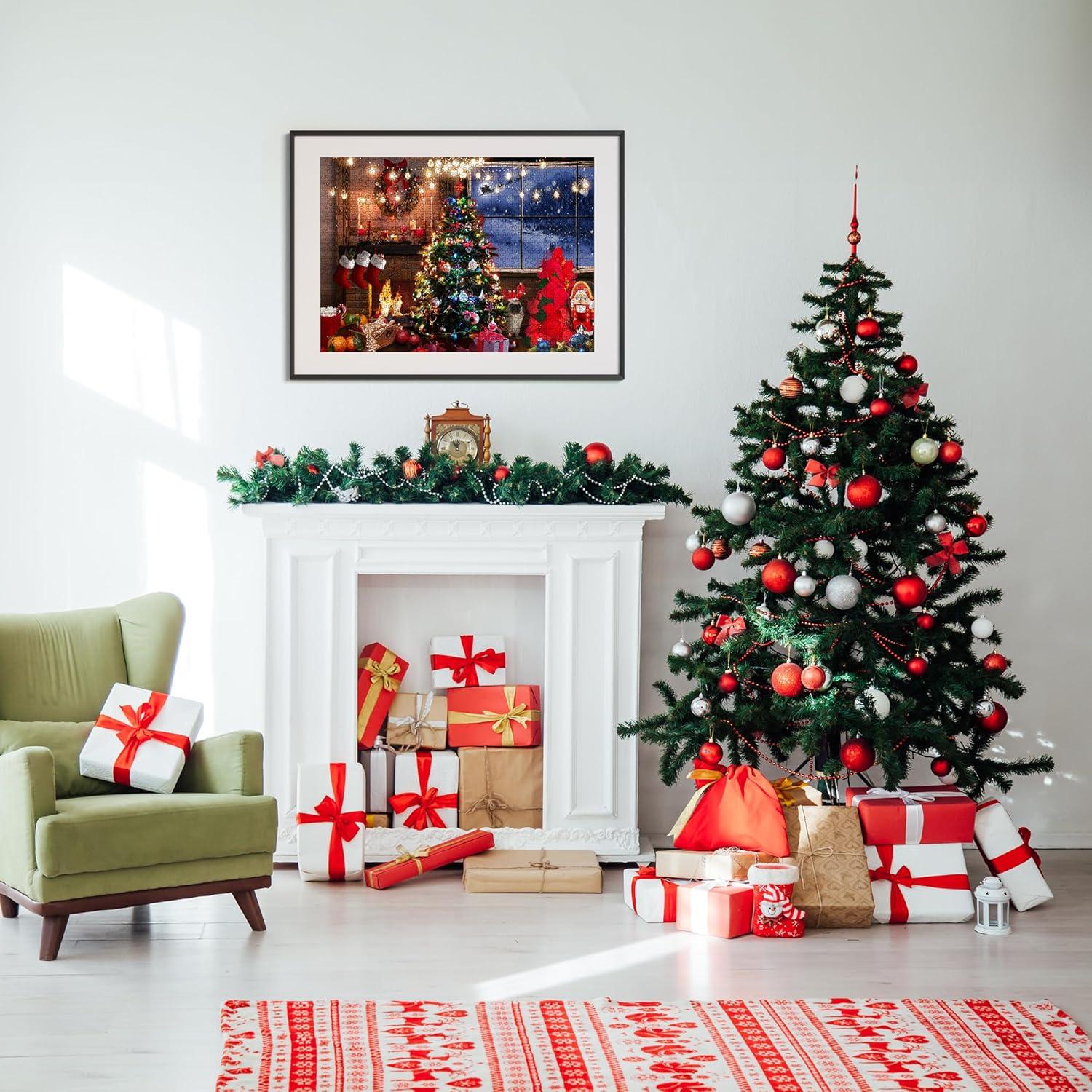 imageArtCreativity Christmas Jigsaw Puzzle 1000 Pieces 26 x 19 Inches 1000 Piece Winter Puzzle for Adults Kids Family Fun Holiday Puzzles for Family Christmas Activities