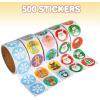 ArtCreativity Assorted Christmas Sticker Roll – 500 Christmas Stickers for Kids – Great Christmas Party Favors, Goodie Bag Fillers, Holiday Decorations for Boys and Girls Ages 3+…