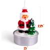 ArtCreativity Bulk Christmas Candle Set – Includes 12 Christmas Tealight Candles in Festive Designs – Indoor Christmas Decorations – Xmas Party Supplies – Tealight Candles (Bulk) for Holiday Décor