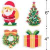 ArtCreativity Christmas Puzzle Toys for Babies – 9 Puzzles – EVA Christmas Baby Puzzle Toys for Infants That Float in Water – 9 Kids Christmas Puzzle Designs – Holiday Stocking Stuffers