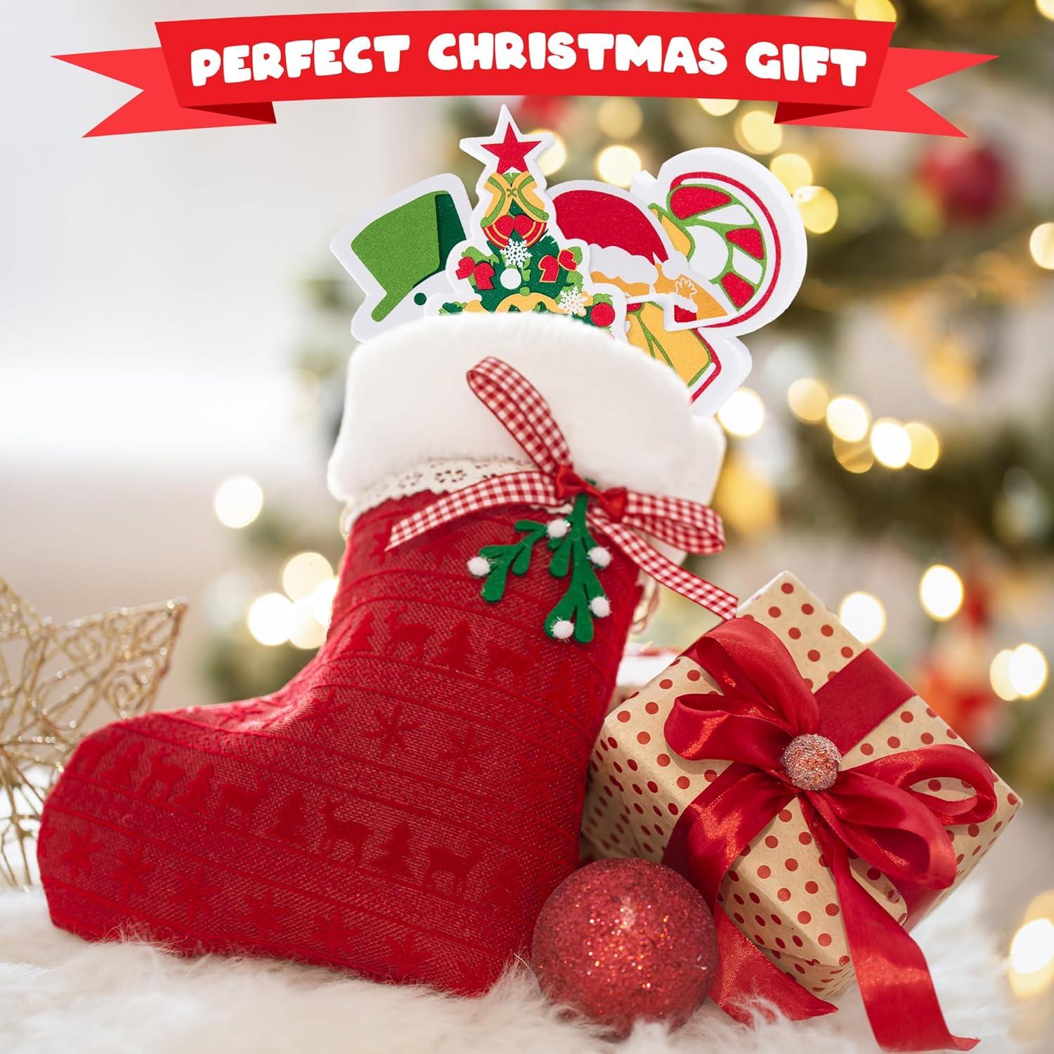 imageArtCreativity Christmas Puzzle Toys for Babies 9 Puzzles EVA Christmas Baby Puzzle Toys for Infants That Float in Water ampamp Christmas Tattoos for Kids Set of 1442 Inch Temporary Tattoos for Kids