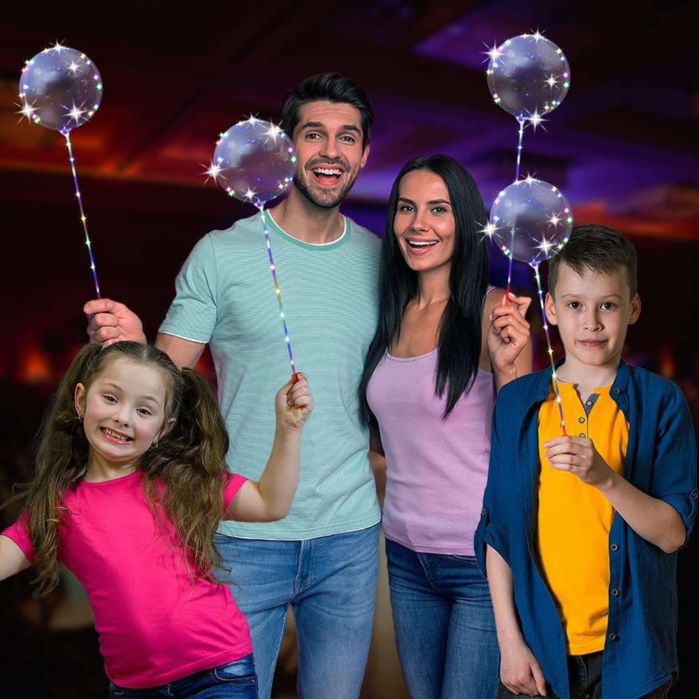 imageArtCreativity Light Up Bobo Balloons for Kids Set of 2 LED Wands for Kids with 3 LightUp Modes Exciting DIY Science Project for Boys and Girls Includes Batteries and Detailed Instructions