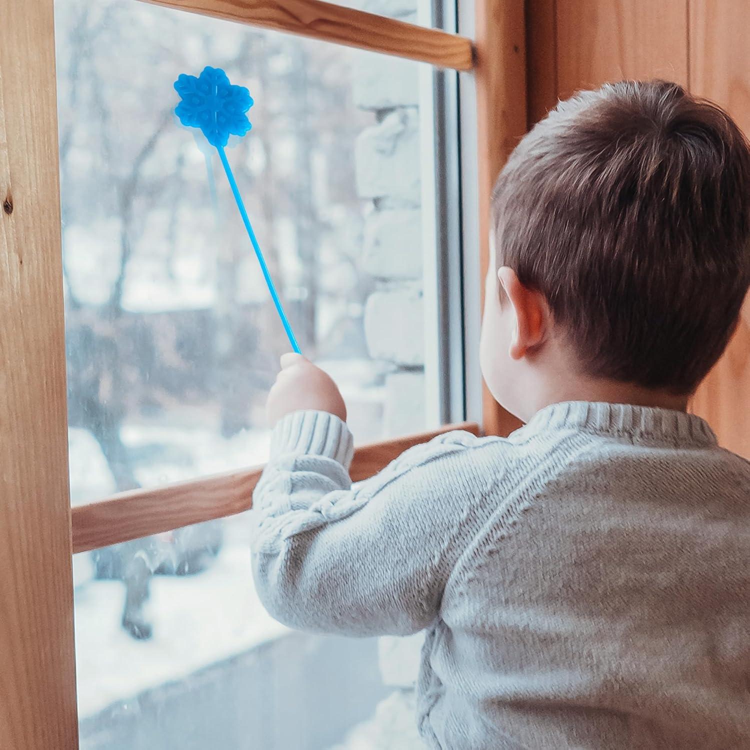 imageSticky Snowflake Hands ampamp Christmas Treat Bags with Stickers