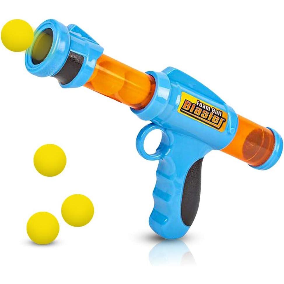 imageArtCreativity Foam Ball Launcher with 6 Balls Pump Action Shooting Toy Blaster for Kids Outdoor Summer Fun Fetch Toy for Dogs Best Holiday or Birthday Gift for Boys and Girls1 Pack