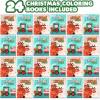 ArtCreativity Christmas Coloring Books for Kids Bulk, Pack of 24, 8.5″ X 11″ Large Booklets, Fun Christmas Treats Prizes, Favor Bag Fillers