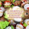 ArtCreativity Kids’ Christmas Figurines Pack of 12 Tiny Holiday Figures, Stocking Stuffers, Bath Toys, Themed Toys, Party Favors and Goodie Bag Fillers