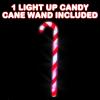 ArtCreativity Light Up Candy Cane Wand, 16 Inch Flashing LED Wand for Kids with Batteries Included, Thrilling Light Show, Fun Gift, Holiday-Stocking Stuffer for Boys and Girls
