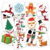 ArtCreativity Individual Christmas Tattoos for Kids – Set of 144-2 Inch Winter Holiday Temporary Tattoos in 12 Festive Designs – Classroom Christmas Party Favors and Stocking Stuffers For Kids
