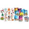 Kids Xmas Tattoos & Xmas Treat Bags with Stickers