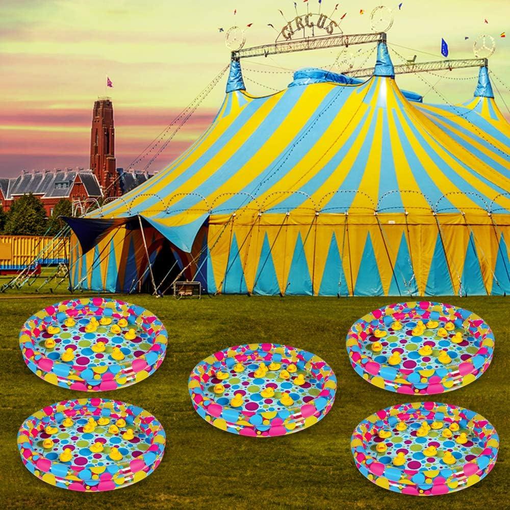 imageArtCreativity Duck Pond Carnival Game Pool 3ft Mini Inflatable Duck Pool for Kids Durable Kiddie Pool for Outdoor Water Fun Carnival Party Supplies Duck Matching Games Ducks Not Included