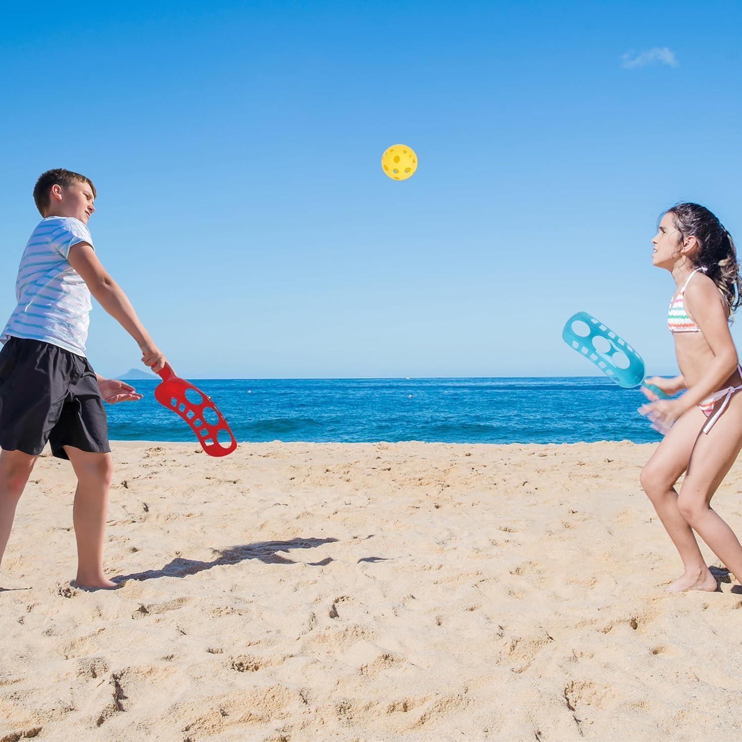 imageArtCreativity Plastic Replacement Balls for Scoop Game Set of 12 Lightweight Airflow Balls in 4 Bright Colors Durable Outdoor Play Accessories for Kids ampamp Adults Great for Backyard ampamp Beach FunBalls