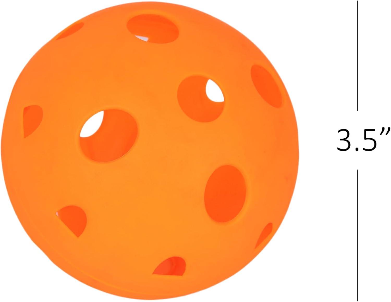 imageArtCreativity Plastic Replacement Balls for Scoop Game Set of 12 Lightweight Airflow Balls in 4 Bright Colors Durable Outdoor Play Accessories for Kids ampamp Adults Great for Backyard ampamp Beach FunBalls