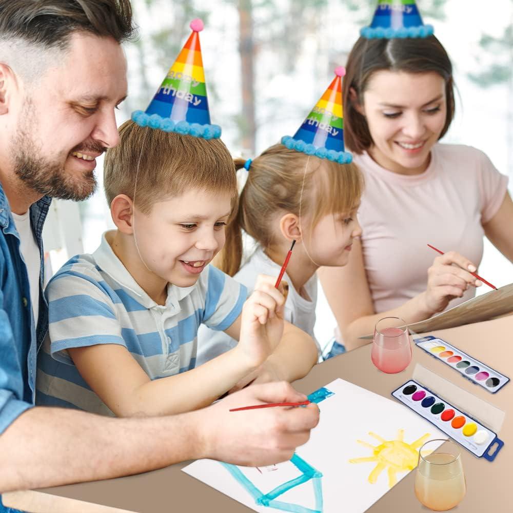 imageArtCreativity Watercolor Paint Set for Kids Set of 12 8Colors Painting Kit with Brush Watercolor Painting Supplies for Boys and Girls Art Party Favors Classroom Prizes and Stocking Stuffers