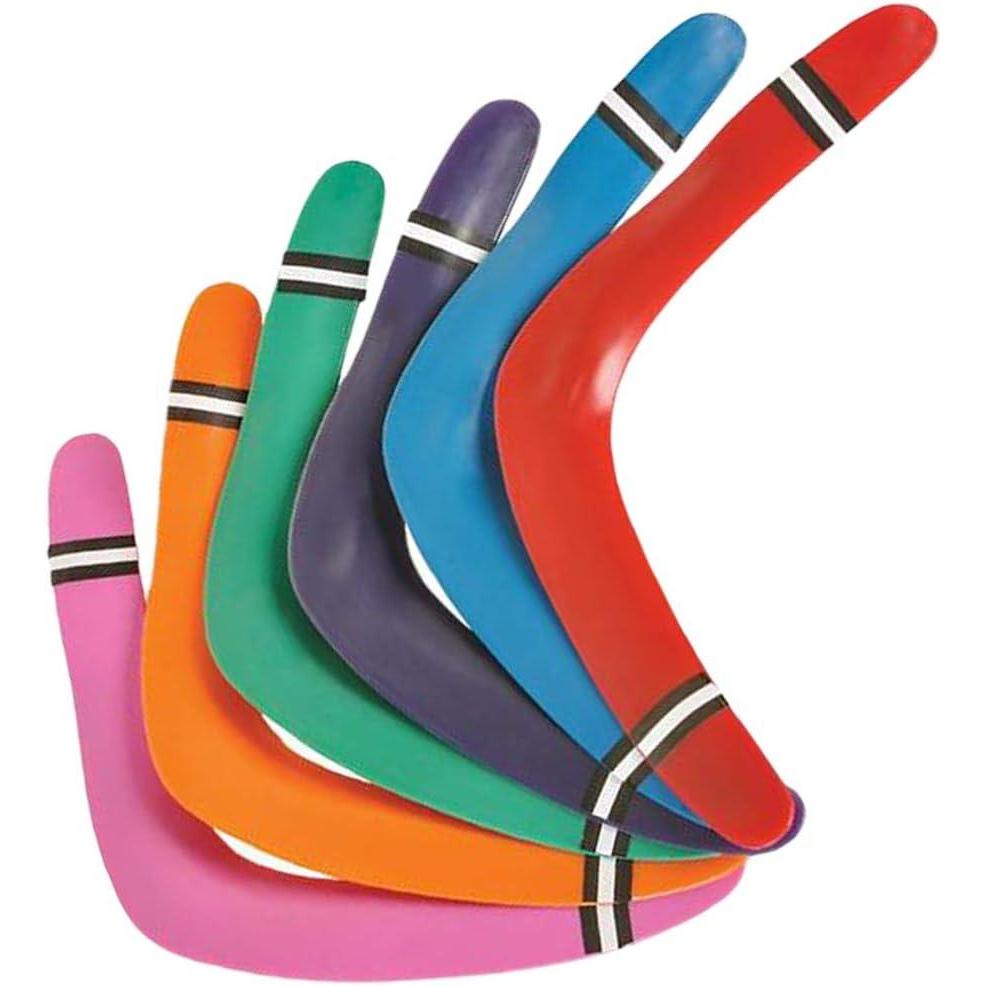 imageArtCreativity Boomerangs Set of 2 Classic Returning Boomerangs in a Bright Assortment of Colors Fun Outdoor Toys for Camping Backyard Picnic Best Gift Idea for Boys and GirlsSmall