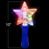ArtCreativity 10 Inch Light Up Star Magic Wand for Kids – Magical Fairy Princess Costume Prop, Toy for Girls – Multi-Color Flashing LEDs – Batteries Included – Blue