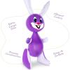 ArtCreativity 23 Inch Inflatable Easter Bunny, Blow Up Easter Bunny, Egg Hunt Supplies for Easter Basket Stuffers, Indoor and Outdoor Decoration, Party Favors, 4 Colors(3 Feet)