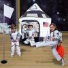 ArtCreativity Kids Tent Indoor Pop up Play Tent for Kids, Outer Space Party Decorations & Space Toys for Ages 4-12 Indoor & Outdoor Playhouse, Spaceship Playhouse for Birthday Party Decoration
