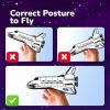 ArtCreativity Space Shuttle Gliders, Set of 24, Flying Toys for Boys & Girls, Made of Foam Material, Outdoor Toys for Children, Outer Space Party Favors for Kids, Great for Indoor & Outdoor Play