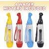 ArtCreativity Water Mister Spray Bottle Set – Pack of 4 – Pump Mister Cooling Spray Bottles with Carrying Loop – Portable Misting Sprayers for Camping, Outdoor Patio, Hiking – Assorted Vibrant Colors