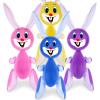 ArtCreativity 23 Inch Inflatable Easter Bunny, Blow Up Easter Bunny, Egg Hunt Supplies for Easter Basket Stuffers, Indoor and Outdoor Decoration, Party Favors, 4 Colors(3 Feet)