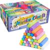 ArtCreativity Sidewalk Chalk for Kids, (38 Pieces) Bulk Jumbo Colored Sidewalk Chalk for Toddlers 1-3, Dustless, Washable & Non-Toxic, Use Outdoor or on Indoor Chalkboard or Blackboard(120)
