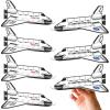 ArtCreativity Space Shuttle Gliders, Set of 24, Flying Toys for Boys & Girls, Made of Foam Material, Outdoor Toys for Children, Outer Space Party Favors for Kids, Great for Indoor & Outdoor Play