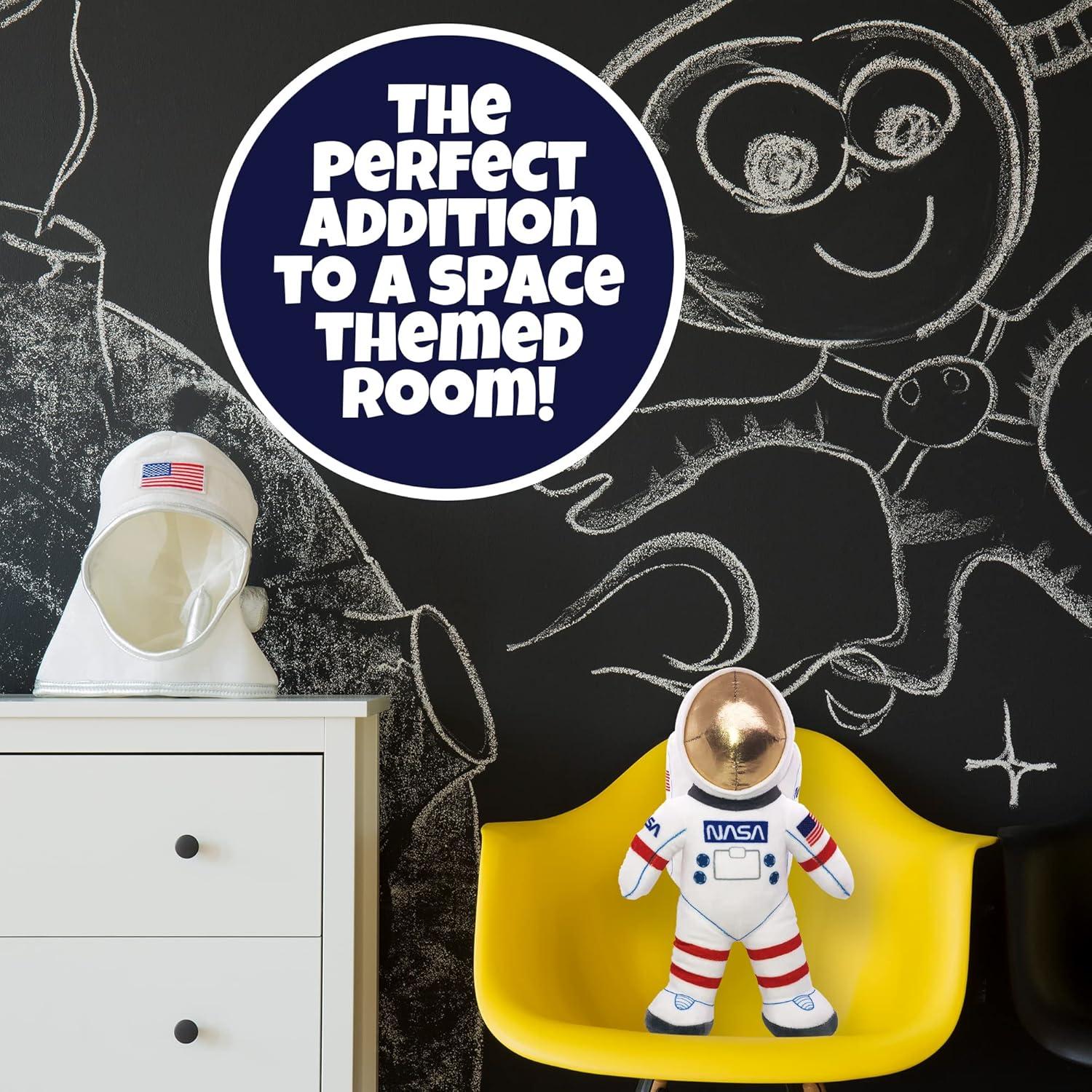 imageArtCreativity 12quot Plush Toy Astronaut Figurine Realistic Astronaut with NASA ampamp USA Flag Arm Patches Space Decor Astronauts for Kids 35 Toddler Baby Toys Great Birthday GiftAstronaut Plush