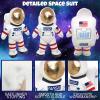 ArtCreativity 12″ Plush Toy Astronaut Figurine, Realistic Astronaut with NASA & USA Flag Arm Patches, Space Decor Astronauts for Kids 3-5, Toddler Baby Toys, Great Birthday Gift(Astronaut Plush)
