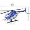 ArtCreativity Diecast Helicopter Toy – Pack of 4 – Police, Fire Engine, EMS, and Military Diecast Toy Choppers with Spinning Propellers, Birthday Party Favors for Boys and Girls