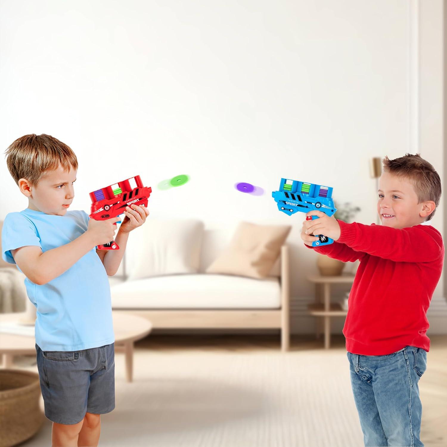 imageArtCreativity 2 Pack Foam Disc Shooter Disc Guns with 36 Flying Discs Fun Toy Gun Foam Blasters for Kids Outdoor Games Summer Activities and Party Favors for Ages 812
