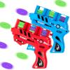 ArtCreativity 2 Pack Foam Disc Shooter Disc Guns with 36 Flying Discs, Fun Toy Gun Foam Blasters for Kids, Outdoor Games, Summer Activities, and Party Favors for Ages 8-12
