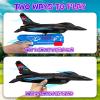 ArtCreativity Airplane Launcher Toy Set – 2 F-16 Fighting Jets and 1 Airplane Gun – Plane Gun for Kids – Toys for High Flying Fun – Backyard Outdoor Toys for Kids Ages 3 4 5 6 7 8 9