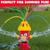 ArtCreativity Fire Hydrant Sprinkler for Kids – Fun Fire Hydrant Water Sprinkler with Silly Face & Foam Tubes – Exciting Fire Hydrant Toy for Outdoor Play – Blow Up Sprinkler for Kids & Toddlers