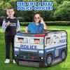 ArtCreativity Police Car Tent with Carry Bag, Pop Up Indoor Truck for Kids, Police Officer Outdoor Playhouse, Flat-Folding Kids Play Tent for Interactive Fun, Compact Storage Vehicle Toy(Police Car)