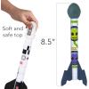 ArtCreativity Space Rocket Launcher for Kids – Includes 3 Foam Rocks, Base & Pad – Jump Rocket Launchers for Toddlers & Kids Ages 3-8 – Outdoor Toys