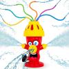 ArtCreativity Fire Hydrant Sprinkler for Kids – Fun Fire Hydrant Water Sprinkler with Silly Face & Foam Tubes – Exciting Fire Hydrant Toy for Outdoor Play – Blow Up Sprinkler for Kids & Toddlers