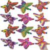 ArtCreativity Foam Butterfly Gliders for Kids, Set of 12, Kids’ Flying Toys in Assorted Designs, Outdoor Toys for Boys and Girls, Princess Party Favors, Goody Bag Fillers, Classroom Teacher Rewards