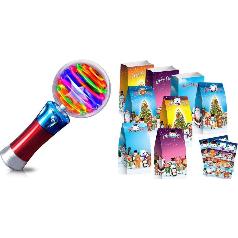 imageArtCreativity Light Up Magic Ball ampamp Christmas Treat Bags with Stickers